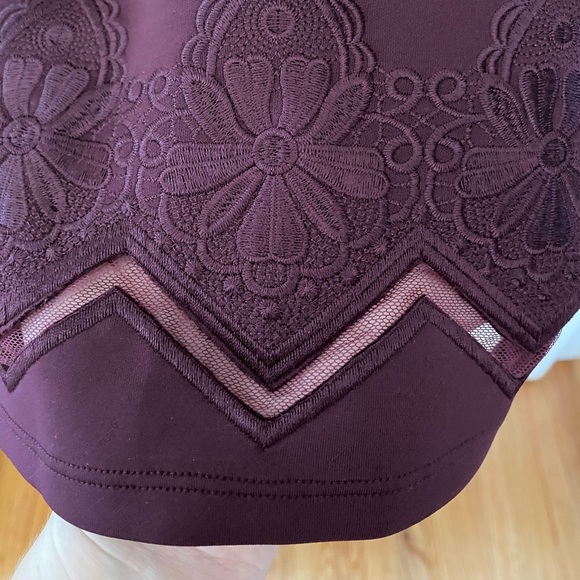 Ted Baker Burgundy Dress - Picture 3 of 6